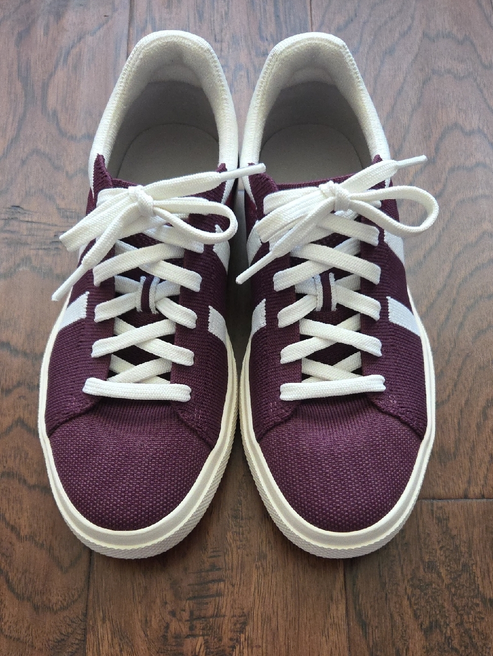Rothy's The Women's RS02 Sneaker - Burgundy Blitz Size 7
